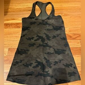 Perfect condition camo Lululemon tank top.